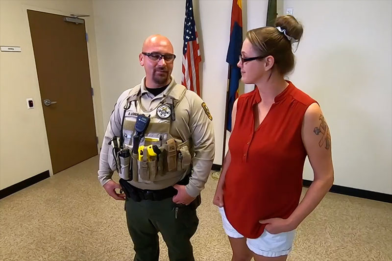 Domestic Violence Survivor Thanks Deputy